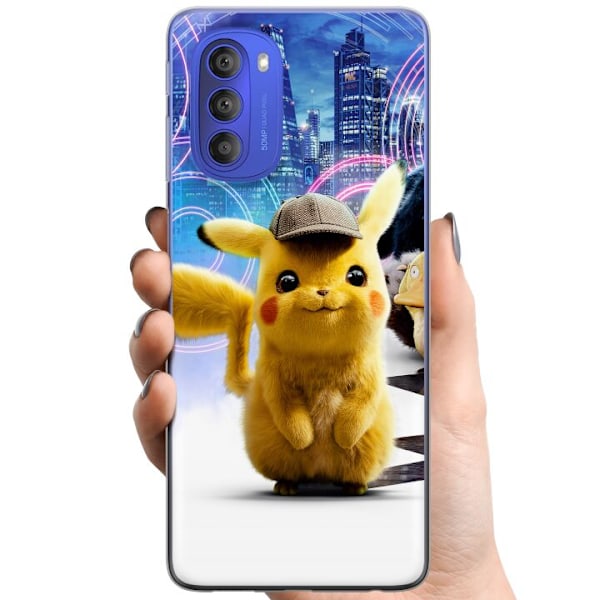 Motorola Moto G51 5G TPU Matkapuhelimen kuori Detektiivi Pikachu