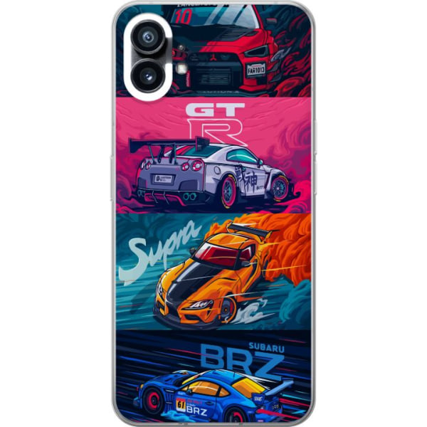 Nothing Phone (1) Gennemsigtig cover Subaru Racing