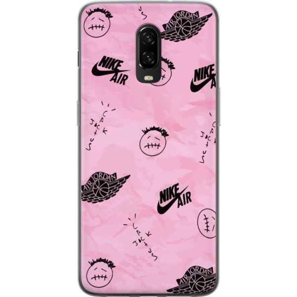 OnePlus 6T Läpinäkyvä kuori Nike Suru