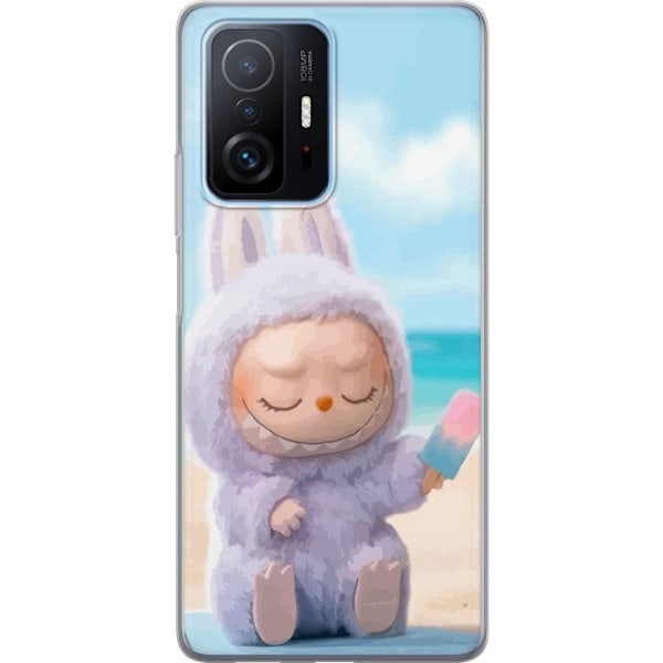 Xiaomi 11T Pro Gjennomsiktig deksel Labubu Pink Stemning