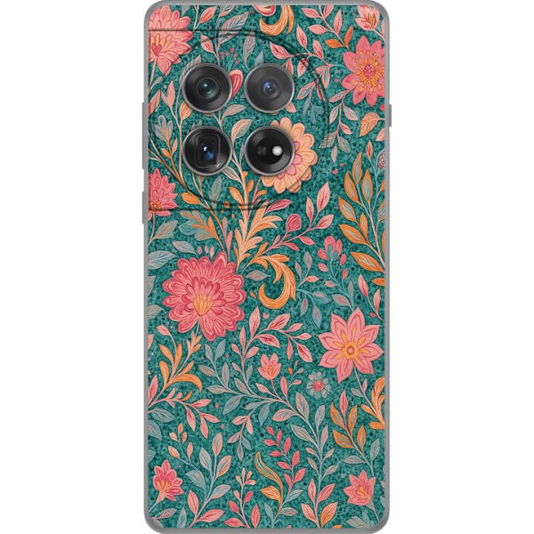 OnePlus 12 Läpinäkyvä kuori Floral Dream