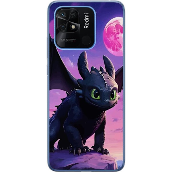 Xiaomi Redmi 10C Genomskinligt Skal How to Train Your Dragon (Draktränaren)