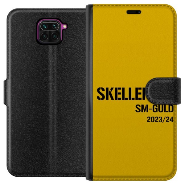 Xiaomi Redmi Note 9 Tegnebogsetui Skellefteå SM GULD