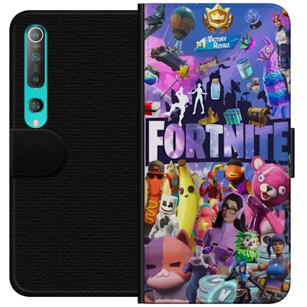 Xiaomi Mi 10 5G Lompakkokotelo Fortnite Hahmot Peliteema Ikonit Peli Suunnittelu Suosittu Taistelurojalainen Lapset Pelihahmojen Teema