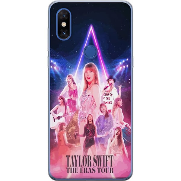 Xiaomi Mi Mix 3 Läpinäkyvä kuori Taylor Swift Galaxy Neon