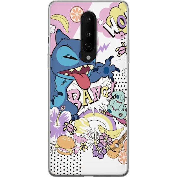 OnePlus 8 Läpinäkyvä kuori Stitch Bang