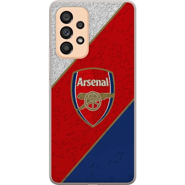 Samsung Galaxy A53 5G Läpinäkyvä kuori Arsenal