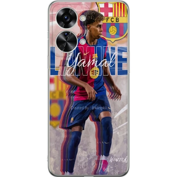 OnePlus Nord 2T Gjennomsiktig deksel Lamine Yamal FCB