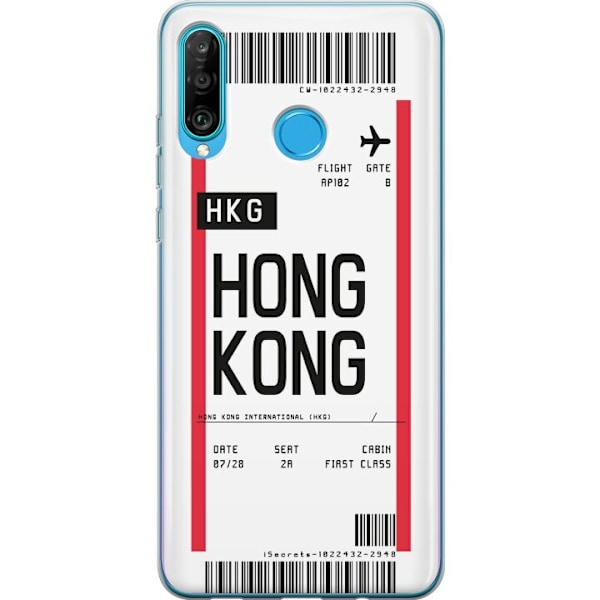 Huawei P30 lite Gjennomsiktig deksel Hongkong