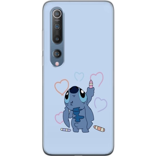 Xiaomi Mi 10 5G Gennemsigtig cover Stitch Hjerter