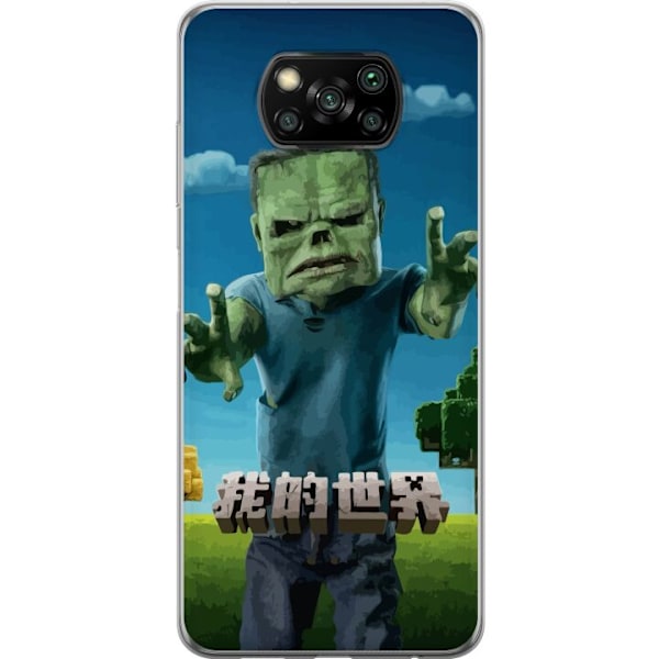 Xiaomi Poco X3 NFC Läpinäkyvä kuori A Minecraft Movie