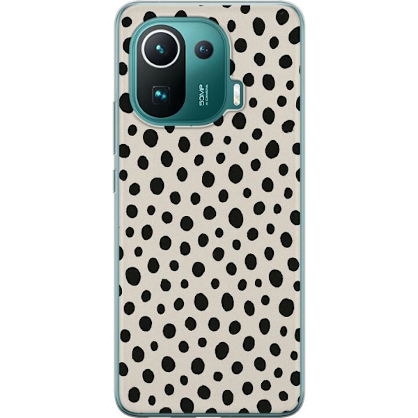 Xiaomi Mi 11 Pro Läpinäkyvä kuori Dot Dance