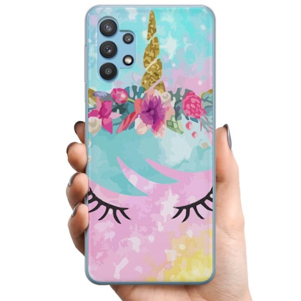 Samsung Galaxy A32 5G TPU Mobilskal Unicorn Enhörning