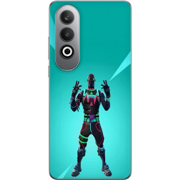 OnePlus Nord CE4 Gjennomsiktig deksel svart ridder fortnite