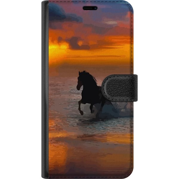 OnePlus 6 Lommeboketui Hest Solnedgang