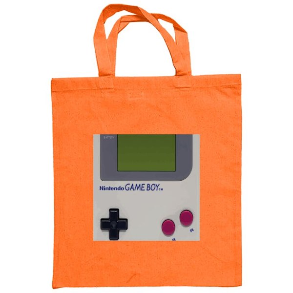 Kangaskassi | Kestävä Ostoskassi Kangasta Game Boy Oranssi one size