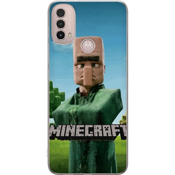 Motorola Moto E40 Gennemsigtig cover A Minecraft Movie