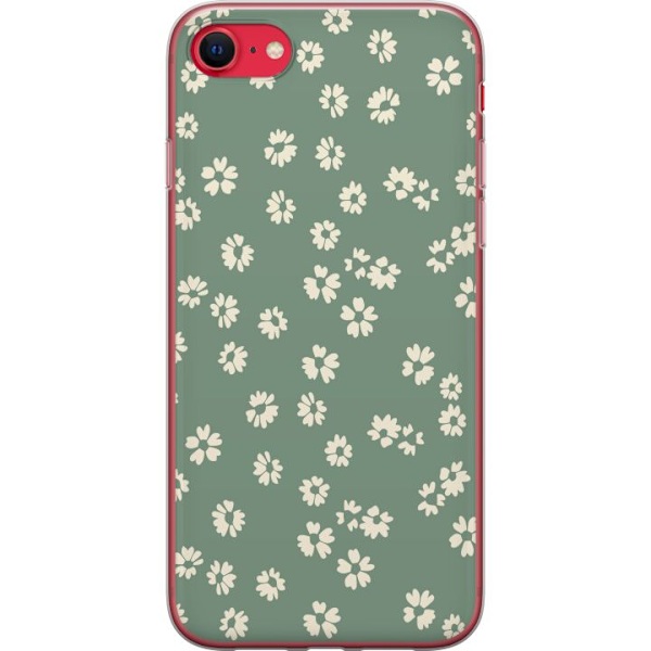 Apple iPhone 7 Genomskinligt Skal Blomsterdröm – färgglatt blommönster