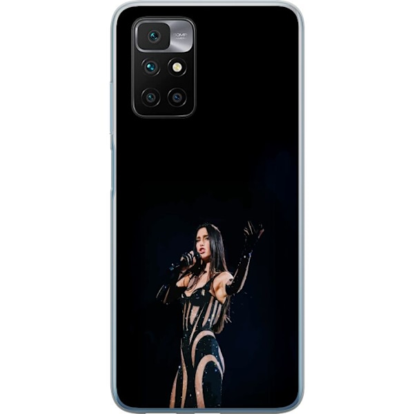Xiaomi Redmi 10 Läpinäkyvä kuori Dua Lipa – Pop Star Aesthetic