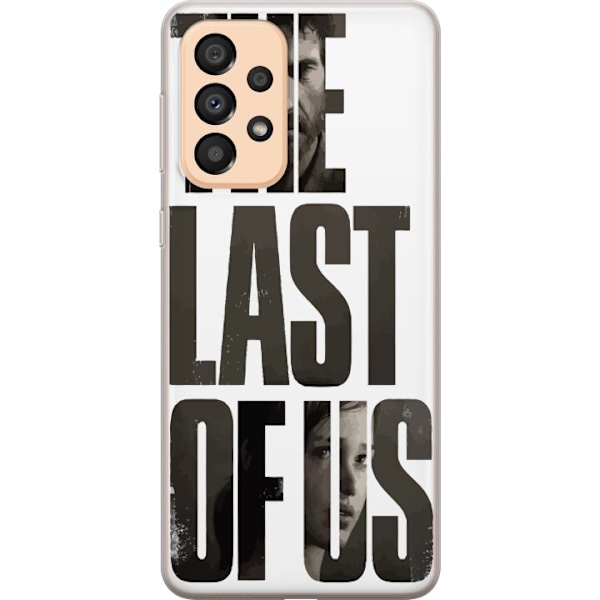 Samsung Galaxy A33 5G Genomskinligt Skal The Last of Us Ellie Joel Apokalyps Clickers TV-serie Fanart Dystopi Spelmotiv