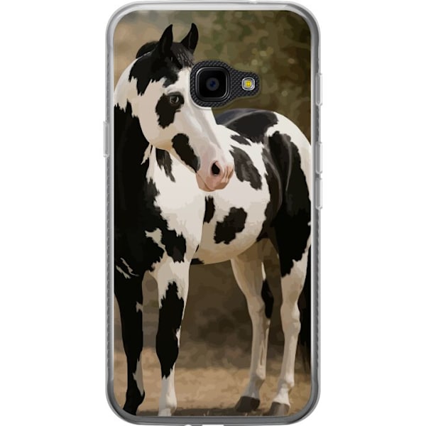 Samsung Galaxy Xcover 4 Läpinäkyvä kuori Kaunis Hevonen - elegantti hevonen kuva-aihe