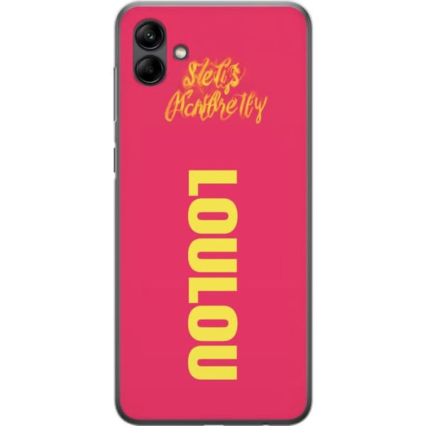 Kompatibelt Mobildeksel til Samsung Galaxy A05 LOL LOL text rosa