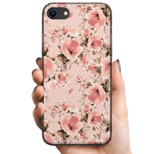 Apple iPhone 8 TPU Mobildeksel Blomster