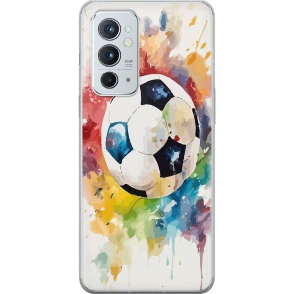 OnePlus 9RT 5G Gjennomsiktig deksel Fotball