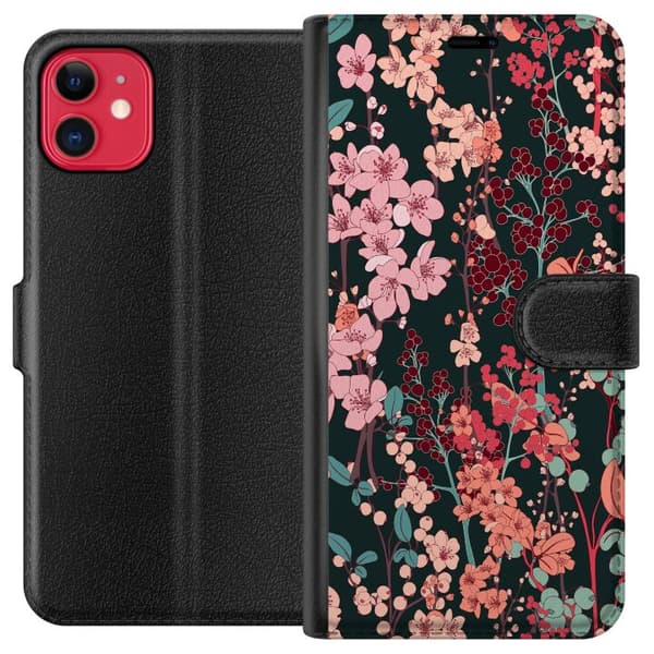 Kompatibelt Plånboksfodral till Apple iPhone 11 Herbaceous Retro