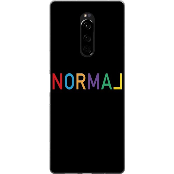 Sony Xperia 1 Läpinäkyvä kuori Normaali