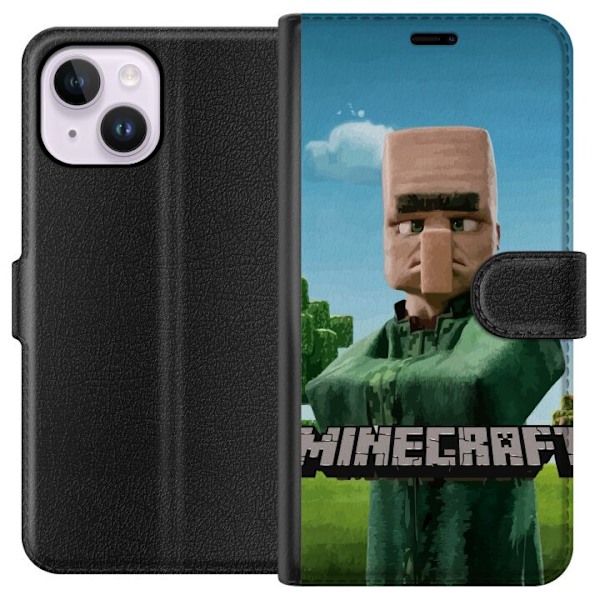 Apple iPhone 15 Plus Lompakkokotelo A Minecraft Movie