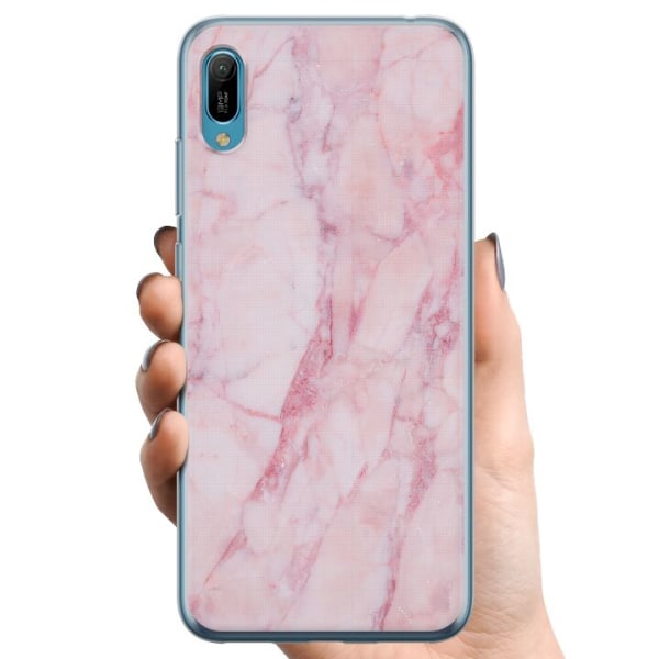 Huawei Y6 Pro (2019) TPU Mobilcover Marmor