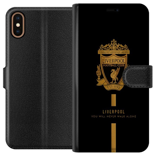 Apple iPhone XS Lompakkokotelo Liverpool