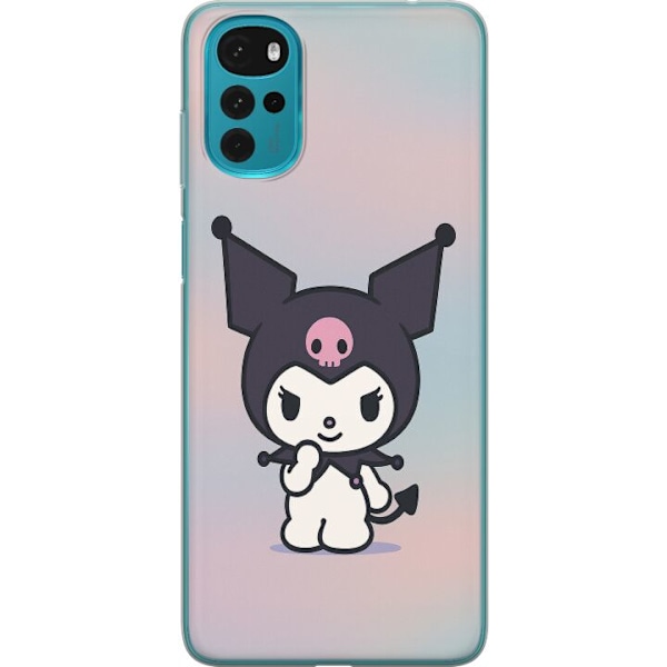 Motorola Moto G22 Gennemsigtig cover Kawaii Sanrio Kuromi