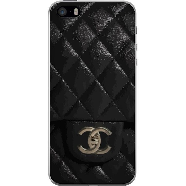 Apple iPhone SE (2016) Genomskinligt Skal Chanel Black