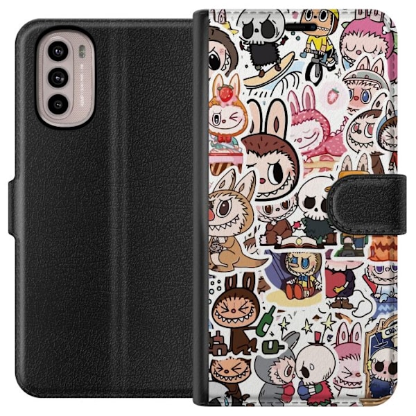 Motorola Moto G41 Lompakkokotelo Labubu All-Stars – POP MART Erikoispainos