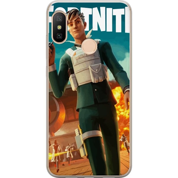 Xiaomi Redmi 6 Pro Läpinäkyvä kuori Fortnite