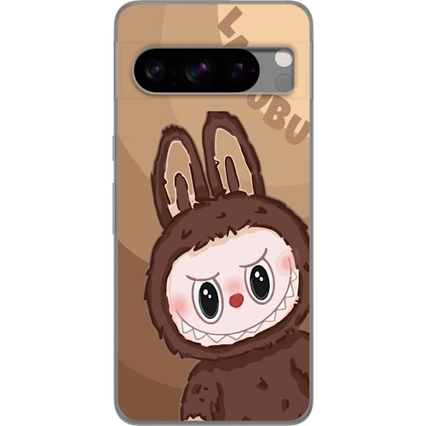 Google Pixel 8 Pro Gjennomsiktig deksel Labubu Sky Kosebamse -