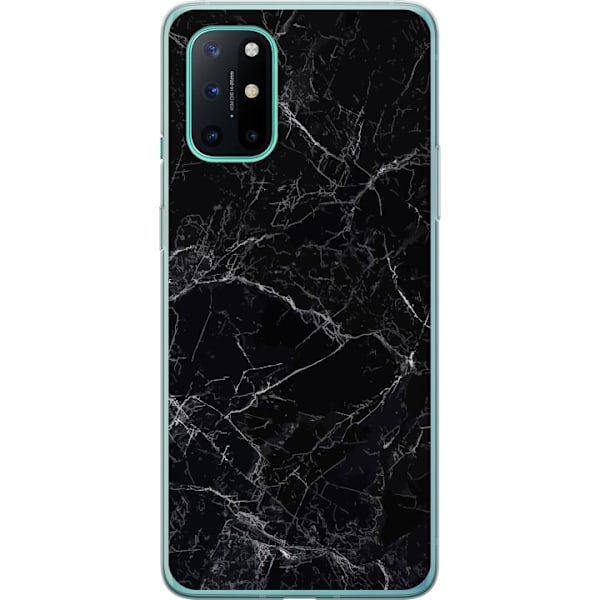 OnePlus 8T Gjennomsiktig deksel Marmor Svart