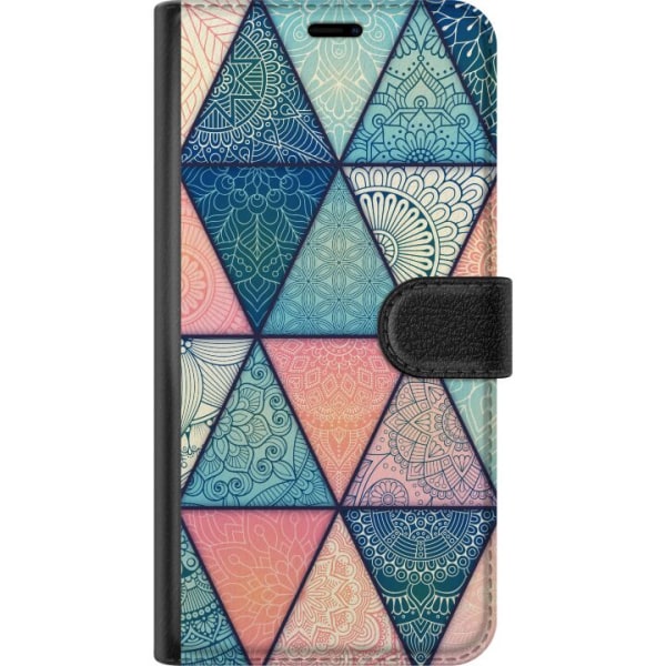 Apple iPhone X Lommeboketui Mandala Triangler