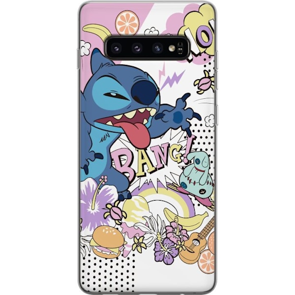 Samsung Galaxy S10 Gennemsigtig cover Stitch Bang