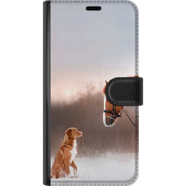 Kompatibelt Lommeboketui til Google Pixel 6a Hest & Hund