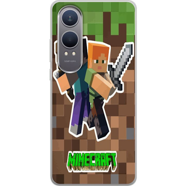 OnePlus Nord CE4 Lite Gennemsigtig cover Minecraft