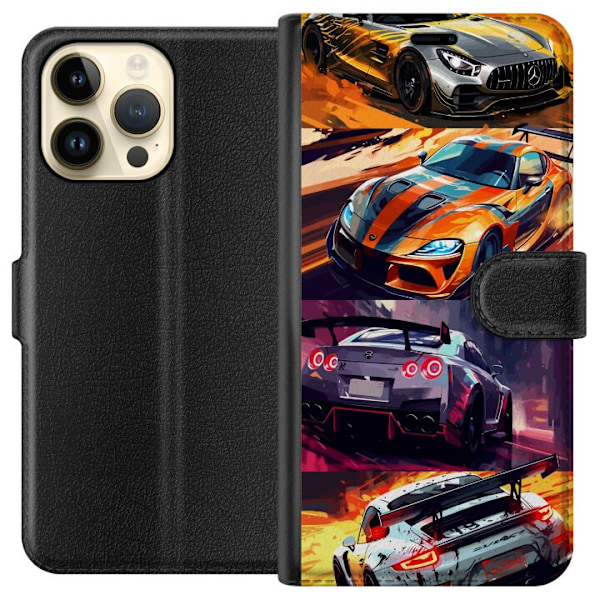 Apple iPhone 14 Pro Max Tegnebogsetui Rallyfeber - fartfyldt m