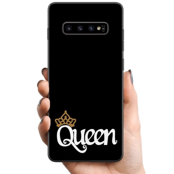 Samsung Galaxy S10+ TPU Mobilskal Queen 01