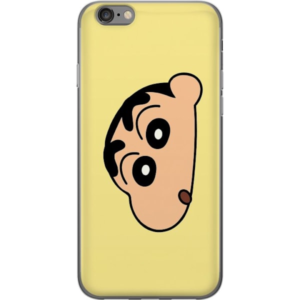 Apple iPhone 6 Läpinäkyvä kuori Peeking Shinchan