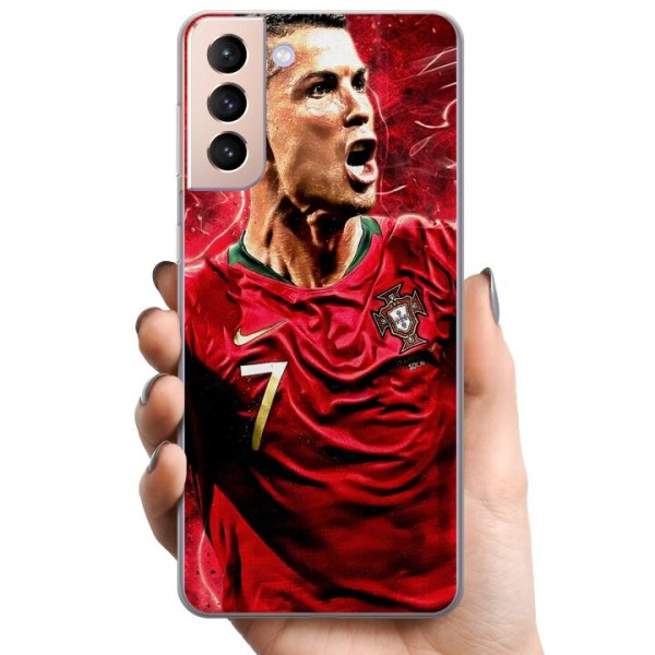 Samsung Galaxy S21 TPU Mobilskal Cristiano Ronaldo