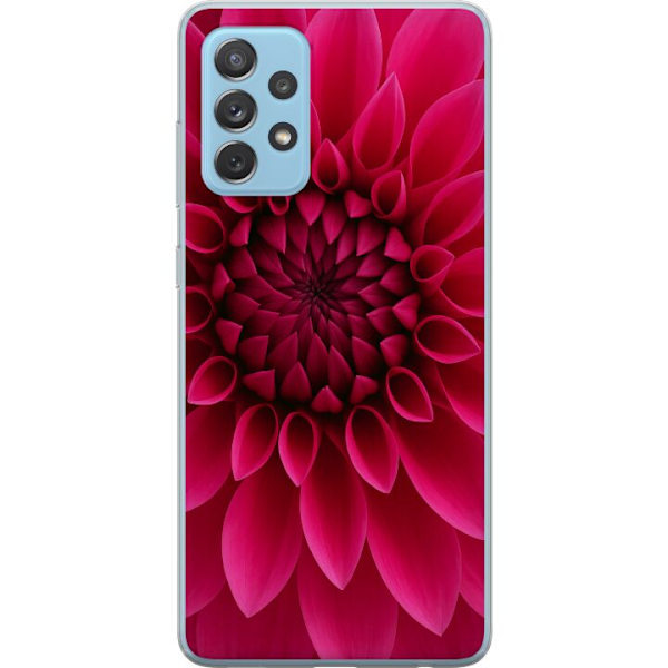 Samsung Galaxy A52 5G Läpinäkyvä kuori Rosecore