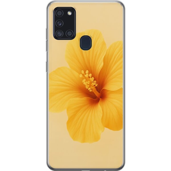 Samsung Galaxy A21s Genomskinligt Skal Lemon Zing