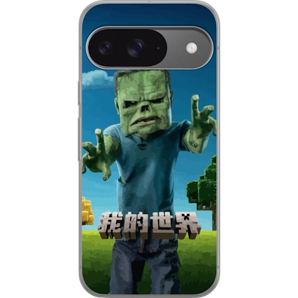 Google Pixel 9 Pro Läpinäkyvä kuori A Minecraft Movie